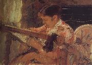 Mary Cassatt, Mary is weaving